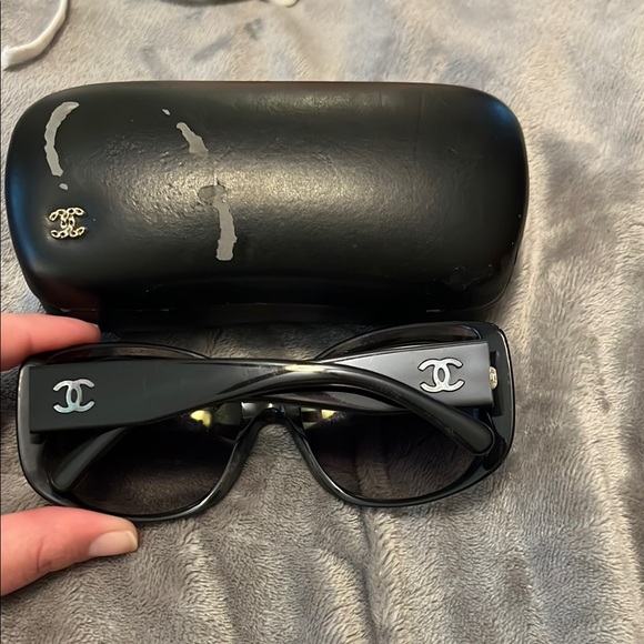 CHANEL Accessories - CHANEL Black Classic Sunglasses with Signature Case